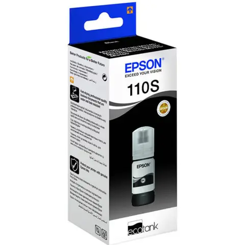 Tusz Epson 110S / C13T01L14A Czarny do drukarek (Oryginalny) [40ml]